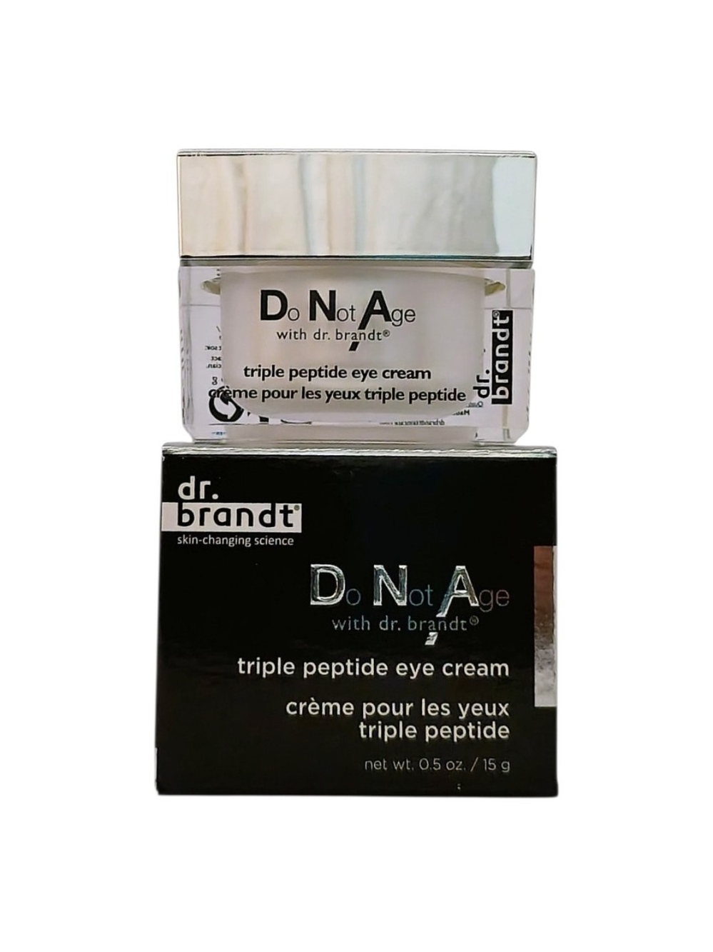 Dr. Brandt Do Not Age Triple Peptide Eye Cream 0.5oz NIB